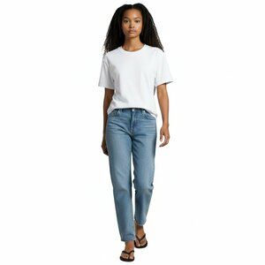 Vintage Wrangler Demin Jeans - Straight and Cut Off - Faded Blue - 32 x 26